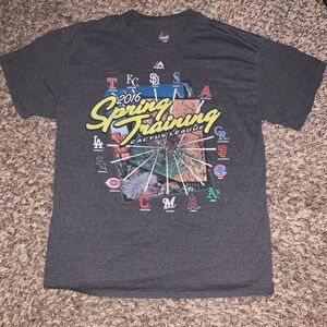Majestic Gray Spring Training Cactus League Shirt